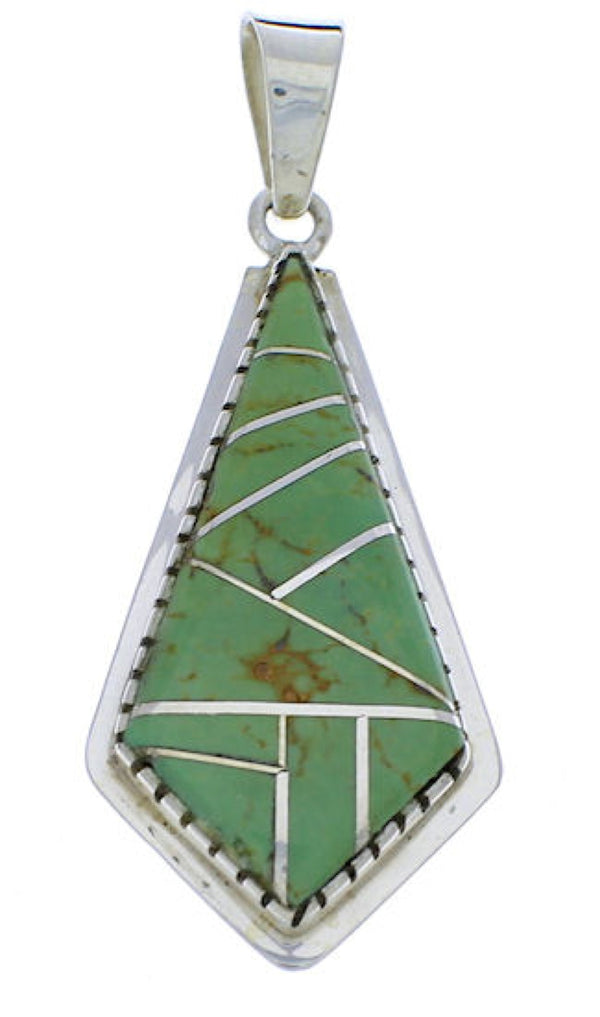 Turquoise and Sterling Silver Slide Pendant PX23897